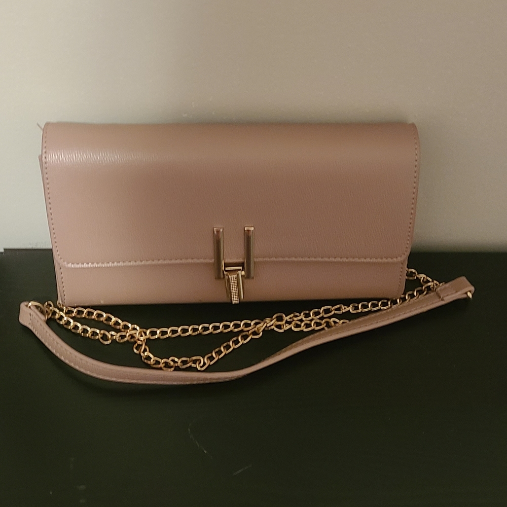 Pink crossbody bag